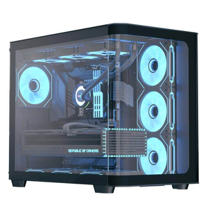 Aerocool P500C Mid Tower Curved Tempered Glass Gaming PC Case - Black - ACCM-PN01043.11
