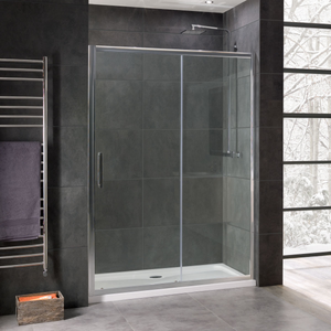 Coral 8mm Sliding Shower Door Chrome 1500mm