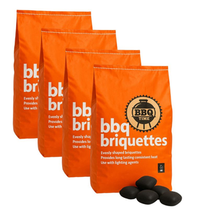 BBQ Time Charcoal Barbecue Briquettes 4.5kg - 4 Bag Deal