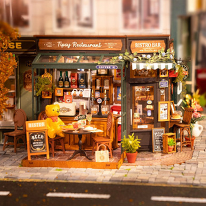 Miniature House Tipsy Restaurant Model Kit