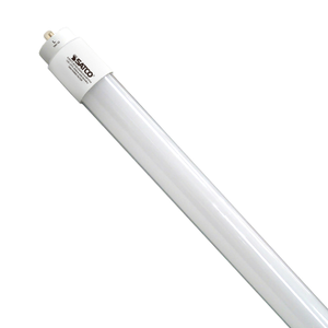 40W LED 8-Foot T8 Tube (10pk) - 5300 Lumens, 3500K, 120V-277V - Type B Ballast Bypass, Double Ended Wiring, FA8 Single Pin Base | Satco
