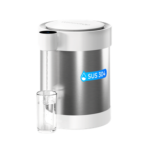 Waterdrop 5-Stage Stainless Steel Countertop Water Filter, Reduces Lead, Chlorine, Cadmium & More