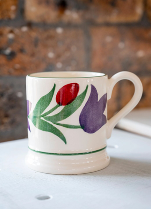 Seconds Tulips Border 1/2 Pint Mug
