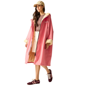 Regatta Outdoor Active Adults Waterproof Changing Robe - L/XL / Peach Pink/Biscot