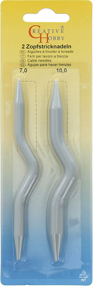 Aiguilles pour torsades - N° 7.0 et 10.0