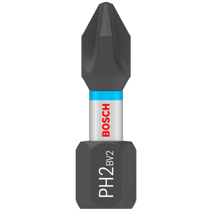 Bosch 2607002803 25 Pieces PRO Phillips Impact Control Screwdriver Bits PH2 25 mm