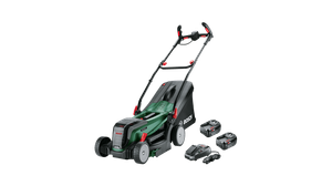 Bosch Garden 06008B9E70 Universal Rotak 2x18V-37-550 (2x4.0Ah) Cordless Lawnmower