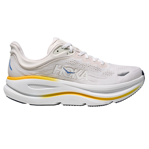 Hoka Mens Bondi 9 - White/Grout - Neutral - AW25