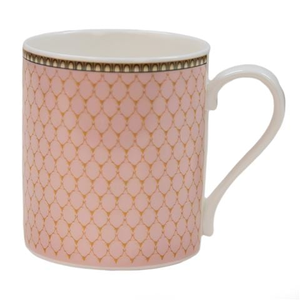 Halcyon Days - Antler Trellis Pink Mug