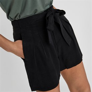 Vero Moda Womens Mia High Rise Loose Summer Shorts Black