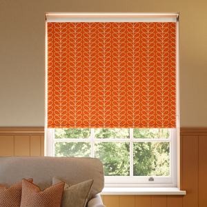 Orla Kiely Linear Stem, Persimmon - Roller Blind