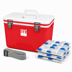 Compact Series Ice Box 18L White Red *FREE 3 REUSABLE DRY ICE PACKS VALUES $25 *PRE-ORDER NOW FOR AUGUST DISPATCH