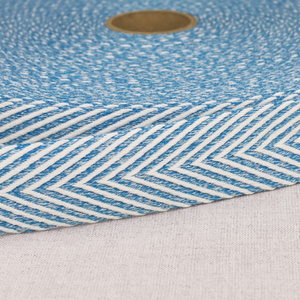 Sangle chinée chevrons - Bleu