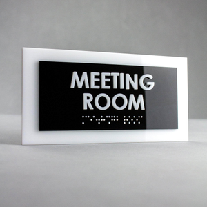 Custom Acrylic Door Sign — Simple Design