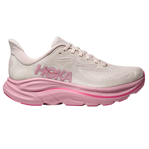 Hoka Womens Clifton 10 Wide - D Width - Rose Cream/Dried Rose - Neutral - AW25