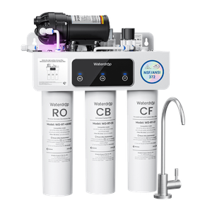 Waterdrop WD-T3-C Reverse Osmosis Water Filter,450GPD,8-Stage Under Sink RO Water Filter