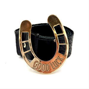 Horseshoe Belt In Black S/M
