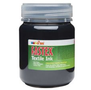 Fastex Textile Ink 250ml -  Black
