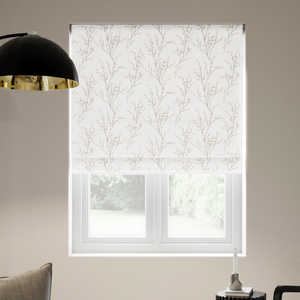 Laura Ashley Pussy Willow, Dove Grey - Roman Blind