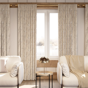 Laura Ashley Pussy Willow, Natural - Made to Measure Curtains