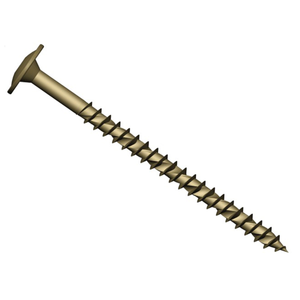 ForgeFast Construction Screw Wafer Head Tan 8 x 280mm Tub of 25 (CLEARANCE!)