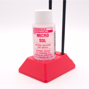 Jadlam 3D Printed Microscale Micro Sol Holder (Red)