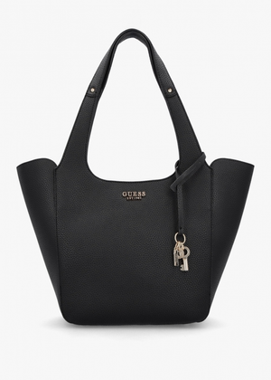 Helina Black Tote Bag