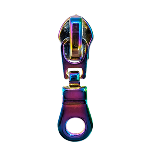 Curseur pour fermeture nylon 3 mm - Arc-en-ciel