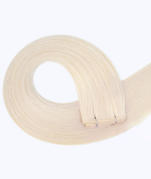 #60 Whitest Ash Blonde Genius Butterfly Weft™ Hair Extensions