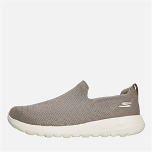 SKECHERS Mens Go Walk Max Ben Trainers Taupe/White