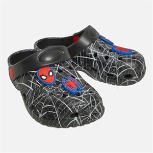 Spiderman Boys Clogs Black/Multi