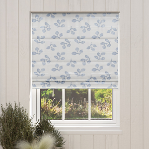 Loralei, Blue Mist - Twist&Fit Roman Blind