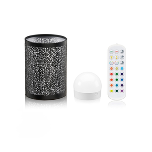Omniance Seraphine Rechargeable Wireless Table Lamp with Remote - Black - 1 Lamp, 1 Light Source, 1 Remote