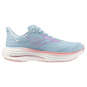 Mizuno Womens Wave Rider 29 - Nantucket Breeze/Orchid Petal/Bleached Mauve - Neutral - AW25