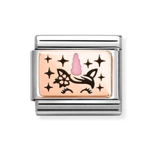 Classic Rose Gold Unicorn Magic Charm