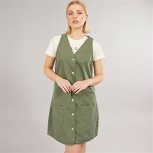 Foxdale Womens Primrose Pinny Dress Olive