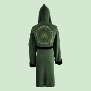 The Lord of the Rings Elven Ring Hooded Mens Bathrobe