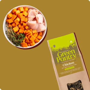 Chicken with Sweet Potato and Thyme, Air-Dried Treat
