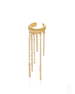 Slow Burn Ear Cuff Gold Plated - 925 Silver