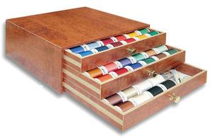 Coffret fils à broder machine Rayon Madeira 1000 m - Bois