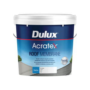 Dulux Acratex Roof Membrane Satin Monument 15L