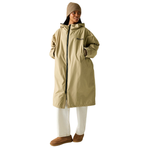 Regatta Outdoor Active Adults Waterproof Changing Robe - S/M / Oat/Black