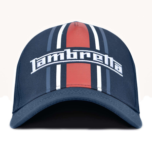Lambretta Mens Stripe Cap Baseball Cap - Navy - OS - One Size / Navy