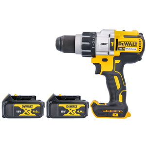 DeWalt DCD996N 18V Cordless XRP 3 Speed Brushless Hammer Combi Drill With 2 x 4Ah Batteries