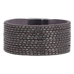 Rock  & Roll Black Bracelet