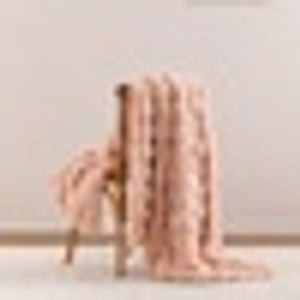 Eden Pink Faux Fur Throw
