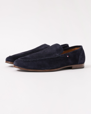 Tommy Hilfiger Flexible Suede Mens Loafer - Desert Sky