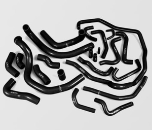 ASH37-BLK - Defender Puma 2.2 TDCI Silicone Coolant Hose Kit in Black - By Allisport