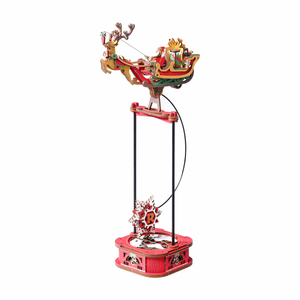 ROKR Santa on Sleigh Pendulum Balance Toy 3D Puzzle MCD05