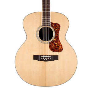 Guild BT-258E 8-String Deluxe Baritone Natural Archback Natural w/Bag